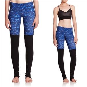 NWT ALO Kaleidoscope Print/Black Goddess Leggings